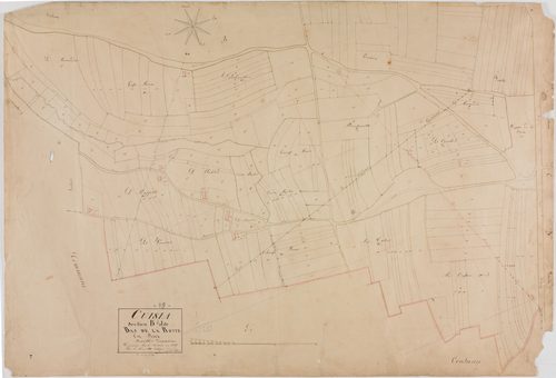 Cuisia, section B, le Bas de la Route, feuille 2.géomètre : Grenier