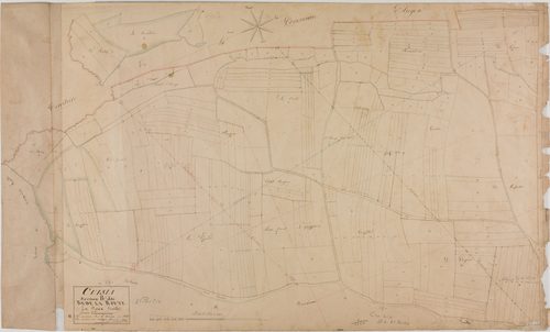 Cuisia, section B, le Bas de la Route, feuille 1.géomètre : Grenier et Guyon