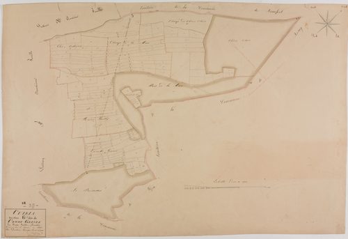 Cuisia, section G, la Combe Grevée, feuille 1.géomètre : Duchesne
