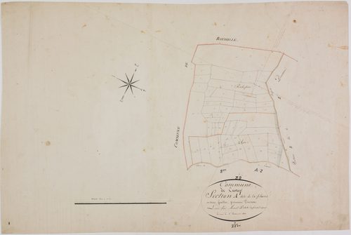 Cuvier, section A, la Plaine, feuille 1.