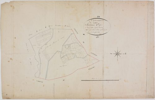 Cuvier, section C, les Crêts, feuille 2.