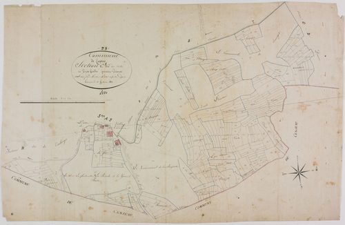Cuvier, section C, les Crêts, feuille 1.