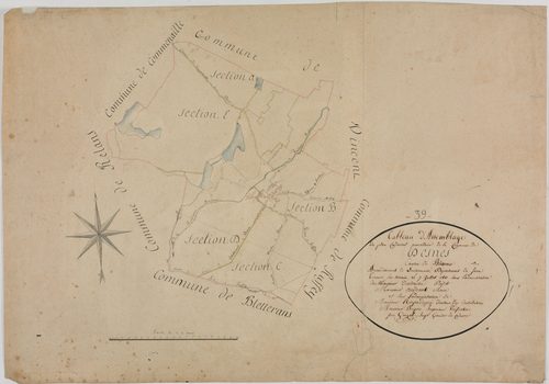 Desnes, tableau d'assemblage.géomètre : Gonzal