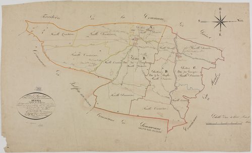 Dessia, tableau d'assemblage.géomètre : Rosset