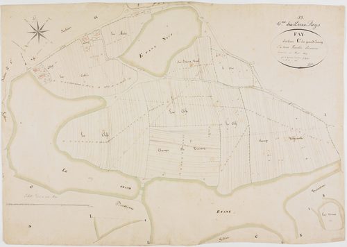 Deux-Fays (Les), section C, le Grand Etang, feuille 1.géomètre : Grenier