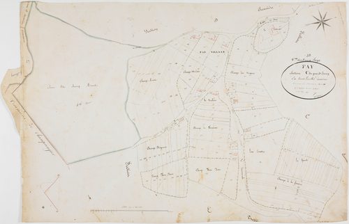 Deux-Fays (Les), section C, le Grand Etang, feuille 2.géomètre : Grenier