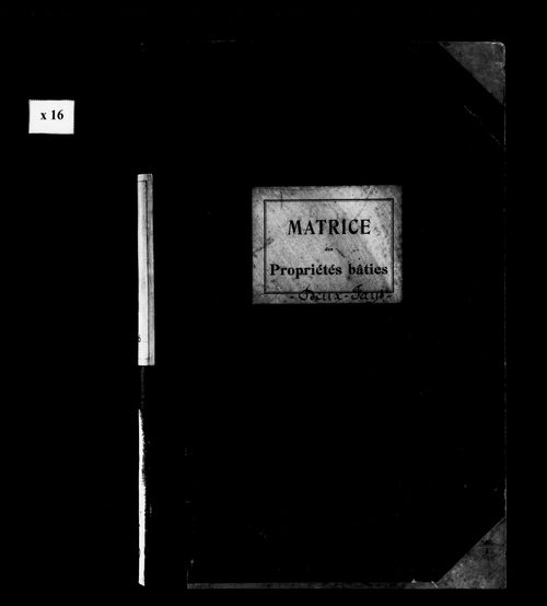Matrice des propriétés bâties.