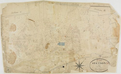 Dole, section H, la Ville, feuille 1.géomètre : Gonzal