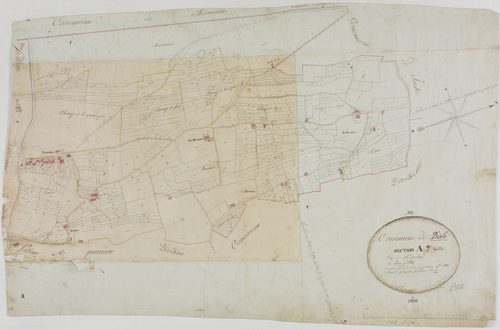 Dole, section A, Montroland, feuille 2.géomètre : Poux