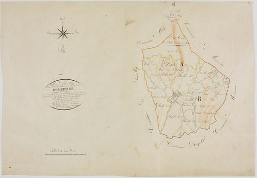 Dompierre-sur-Mont, tableau d'assemblage.géomètre : Parent