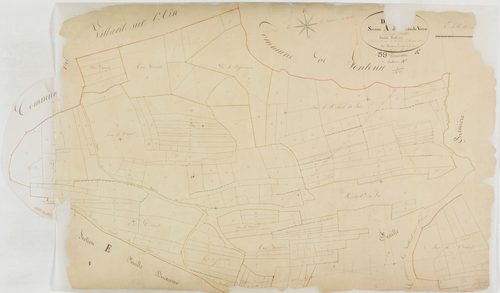 Doucier, section A, Combe Verne, feuille 1.géomètre : Mathieu