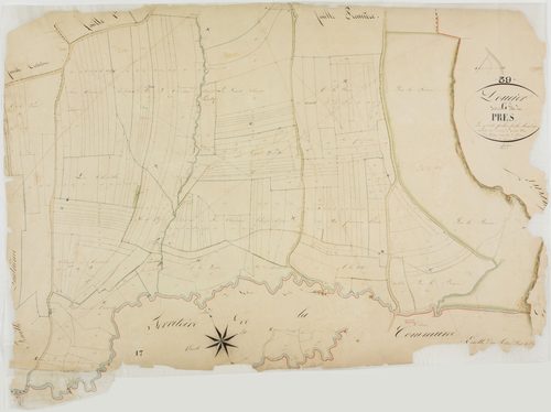 Doucier, section G, les Prés, feuille 2.géomètre : Laplace