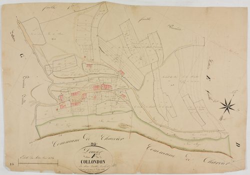 Doucier, section F, Collondon, feuille 2.géomètre : Laplace