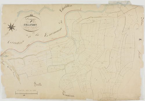 Doucier, section F, Collondon, feuille 1.géomètre : Laplace