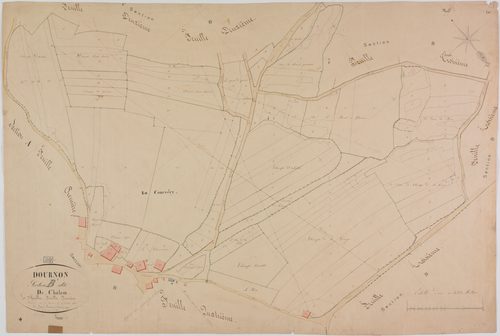 Dournon, section B, Chalem, feuille 1.