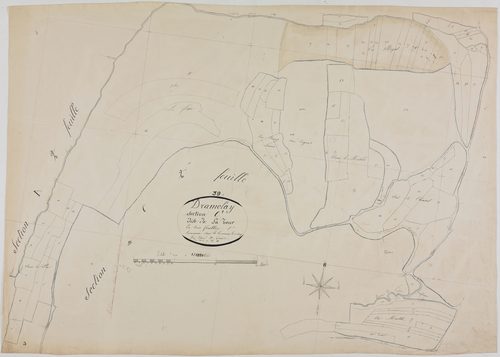 Dramelay, section C, la Tour, feuille 1.géomètre : Olivier