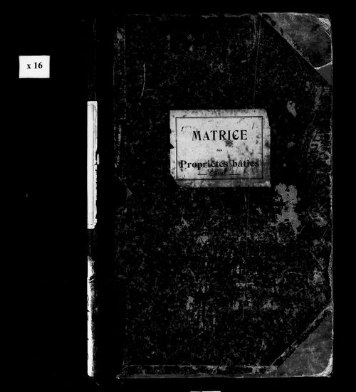 Matrice des propriétés bâties.