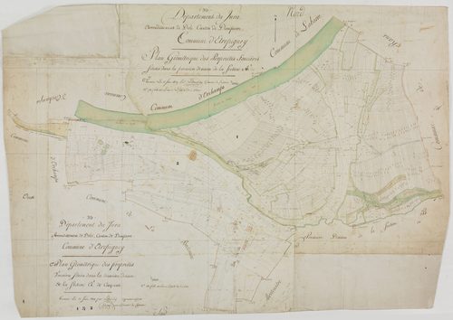 Etrepigney, section A, feuilles 1 et 2.géomètre : Lebeaud cadet et Lebeaud aîné