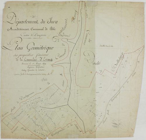 Evans, section A, feuille 1.géomètre : Tabey