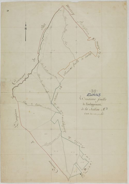 Evans, section A, feuille 3.géomètre : [Tabey]