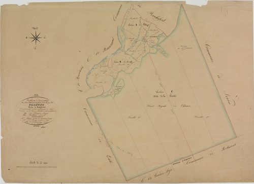 Falletans, tableau d'assemblage.géomètre : Duchesne