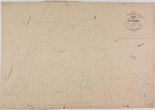 Fay-en-Montagne, section C, Chaulerbe, feuille 2.