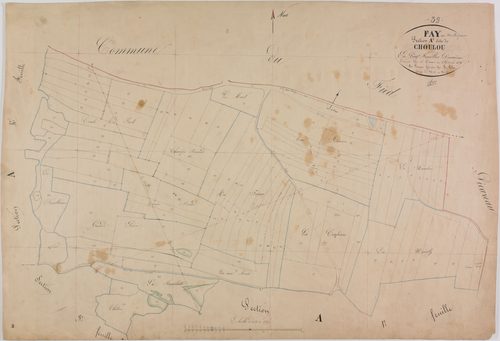 Fay-en-Montagne, section A, Choulou, feuille 2.