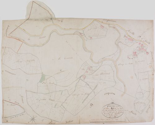 Foncine-le-Bas, section B, le Lac, feuille 1.