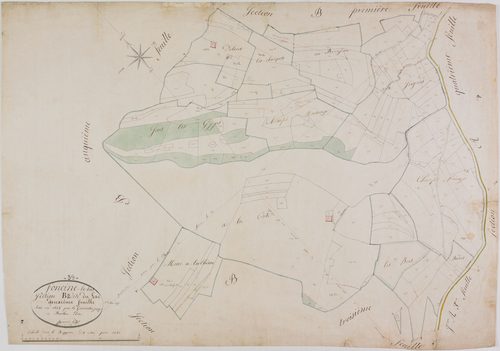 Foncine-le-Bas, section B, le Lac, feuille 2.
