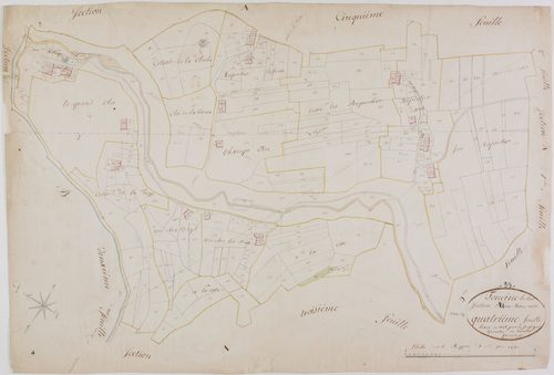 Foncine-le-Bas, section A, le Mont Noir, feuille 4.