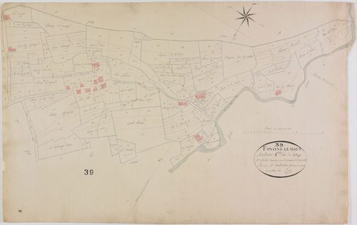 Foncine-le-Haut, section C, le Village, feuille 3.