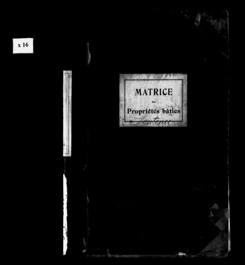 Matrice des propriétés bâties.
