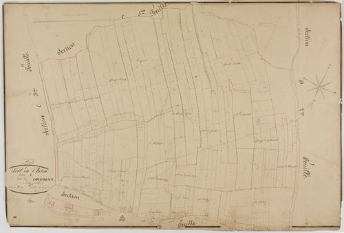 Fort-du-Plasne, section C, le Couchant, feuille 4.géomètre : Olivier cadet