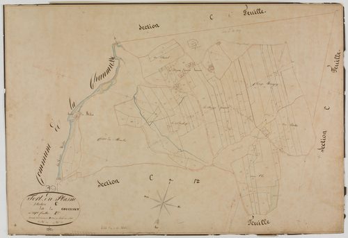 Fort-du-Plasne, section C, le Couchant, feuille 2.géomètre : Olivier aîné et cadet