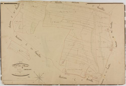 Fort-du-Plasne, section C, le Couchant, feuille 3.géomètre : Olivier cadet