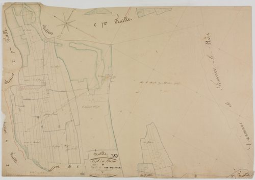 Fort-du-Plasne, section D, la Vie du Four, feuille 1.géomètre : Olivier aîné