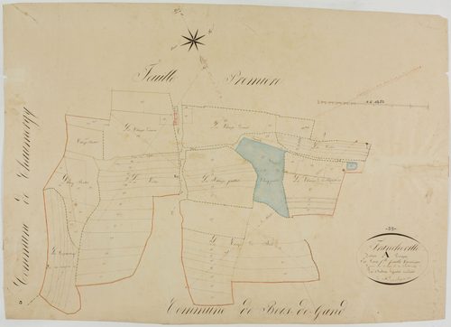 Francheville, section A unique, feuille 3.géomètre : Mathieu
