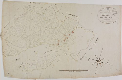 Fraroz, section A , Chaufols, feuille unique.