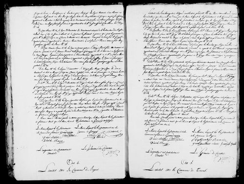 Etat de sections, procès verbal de délimitation du territoire et matrice foncière.
