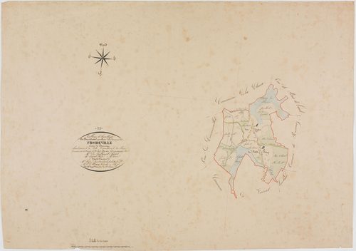 Froideville, tableau d'assemblage.géomètre : Guyard