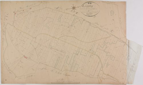 Geraise, section A, la Côte et le Village, feuille 4.