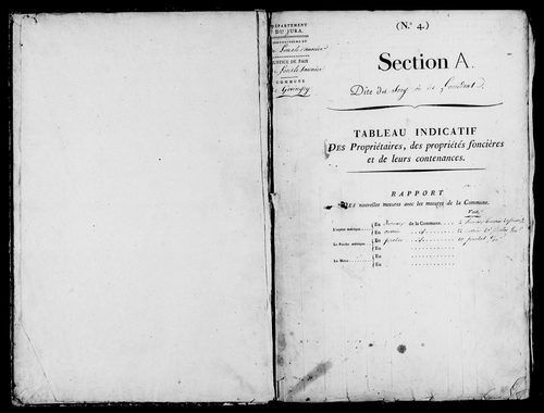 Etat de sections.