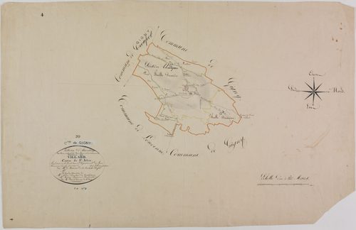 Gigny, tableau d'assemblage, le Villard.géomètre : Parent