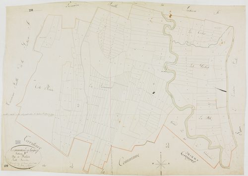 Gigny, section F, Biolière, feuille 2.géomètre : Félix aîné et Jeannin
