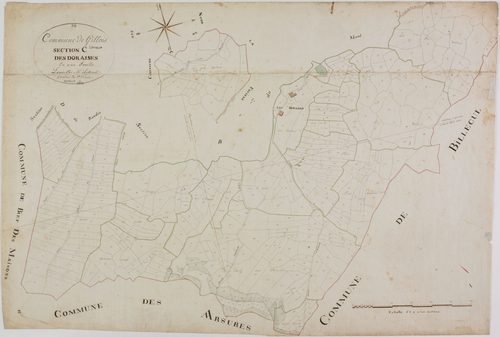 Gillois, section C, les Doraises, feuille unique.