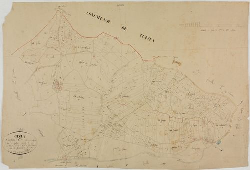 Gizia, section C, Montférand, feuille 1.géomètre : Billet