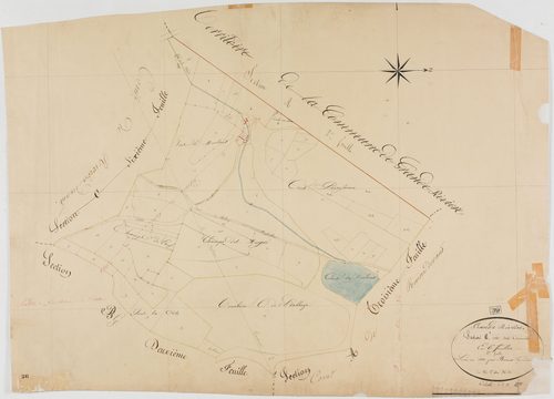 Grande-Rivière, section G, le Cernois, feuille 1.géomètre : Bénier père