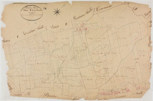 Grande-Rivière, section A, les Chauvins, feuille 3.géomètre : Bénier père