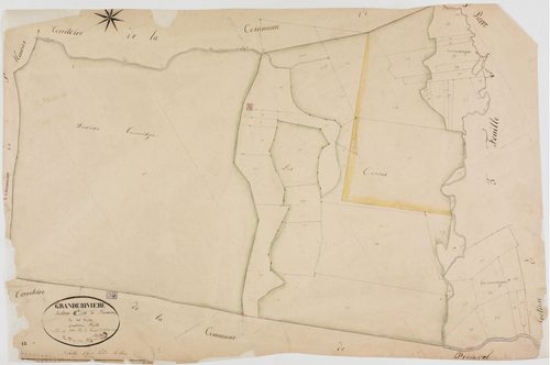 Grande-Rivière, section E, Trémontagne, feuille 4.géomètre : Berthet