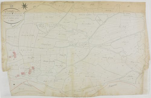 Granges-sur-Baume, section B, Tancua, feuille 1.géomètre : Sauldubois